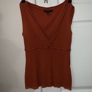 Burnt orange vintage shirt 🧡